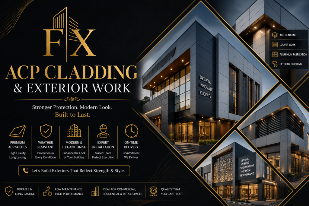 Building facade ACP design in Kolkata